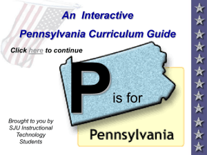 P is for Pennsylvania - Delaware County Intermediate Unit