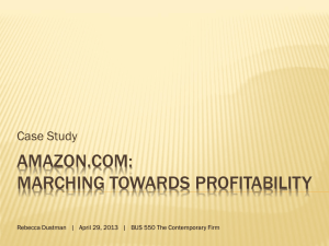 Amazon.com Marching Towards Profitability