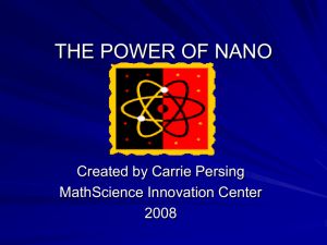 the power of nano - MathinScience.info