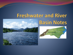 Freshwater and River Basin Notes