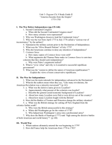 APUS Unit 3 Ch.8 Study Guide II