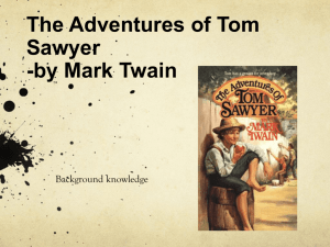 The Adventures of Tom Sawyer -by Mark Twain - Winston