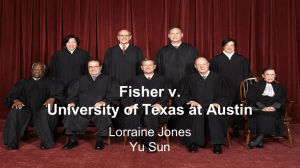 HI ED 597F Fisher v Universit o Texas - Lorraine A. Taylor