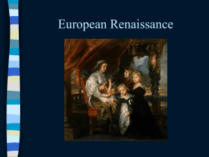 Factors that helped start the Renaissance