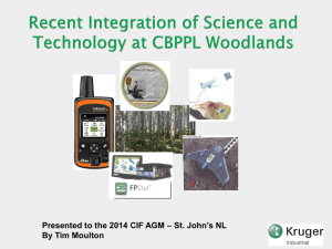 Examples of Science Integration in the Forest Industry.