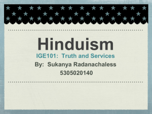 Hinduism (1) - payaptruthandservice
