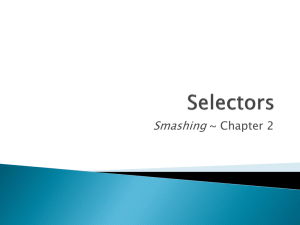 Selectors