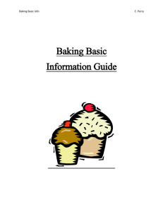 Baking Basics Info Guide