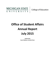 SAO Annual Report June 2015