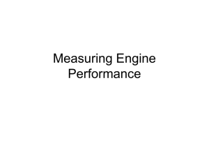 Measuring Engine Performance