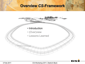 Status CS-Framework