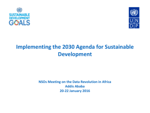 Implementing the 2030 Agenda for Sustainable Development