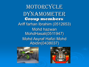 Motorcycle Dynamometer