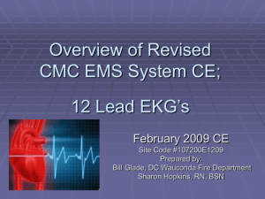February 2009 12 Lead EKG