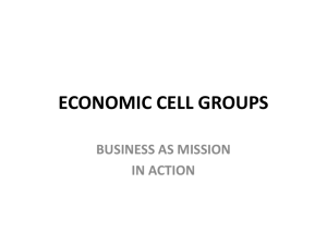 economic cell groups - Transformational Business Network