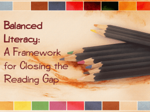Balanced Literacy Title I Conference