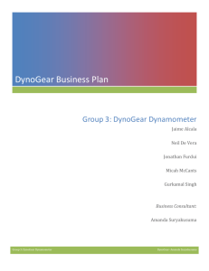 Group 3: DynoGear Dynamometer