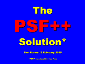 The PSF++ Solution