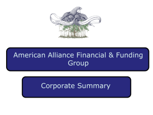 AAFFG Silica Portfolio - American Alliance Financial & Funding Group