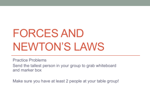 Forces and newton*s Laws