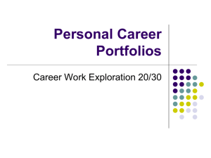2014 Personal Career Portfolios cwex