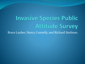 Research Overview - New York Invasive Species Information