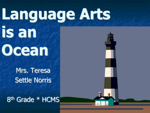 Language Arts is an Ocean