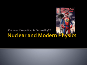 Nuclear and Modern Physics