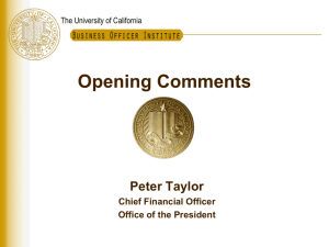 uship / gship 1 - University of California | Office of The President