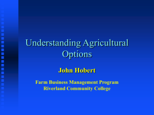 Understanding Agricultural Options