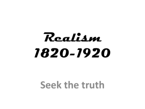 Realism 1820-1920
