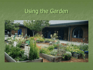 Using the Garden - San Diego Master Gardeners