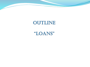 A personal loan