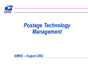 Postage Technology Management AIMED -