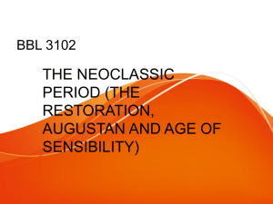 The Age of Sensibility