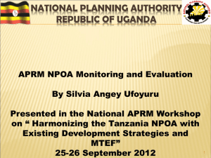 NATIONAL PLANNING AUTHORITY