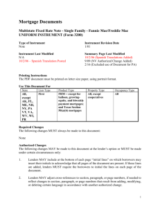 Summary - Fannie Mae