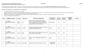 II-Bid Form - San Joaquin Delta College