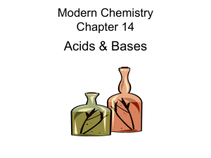 Modern Chemistry chapter 14 acids bases2