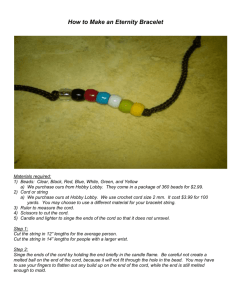 How to Make an Eternity Bracelet