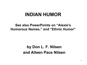 Indian Humor