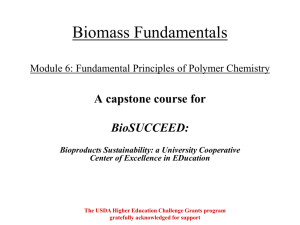 Fundamentals of Polymer Chemistry (PPT)