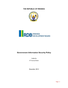 Government Information Security Policy