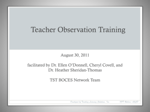 Lead Evaluator Training Session 1 (PPT)