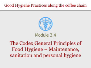 The Codex General Principles of Food Hygiene []