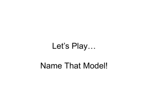 Kamin Name That Model PPT Review