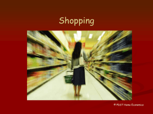 Advertising and Shopping
