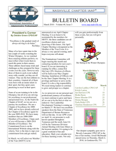 Bulletin Board APW® Committee Report