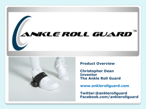 Armor1 Ankle Roll Guard PowerPoint Overview