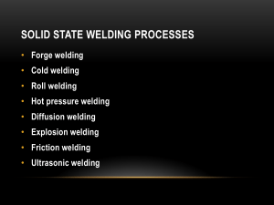 Solid State Welding